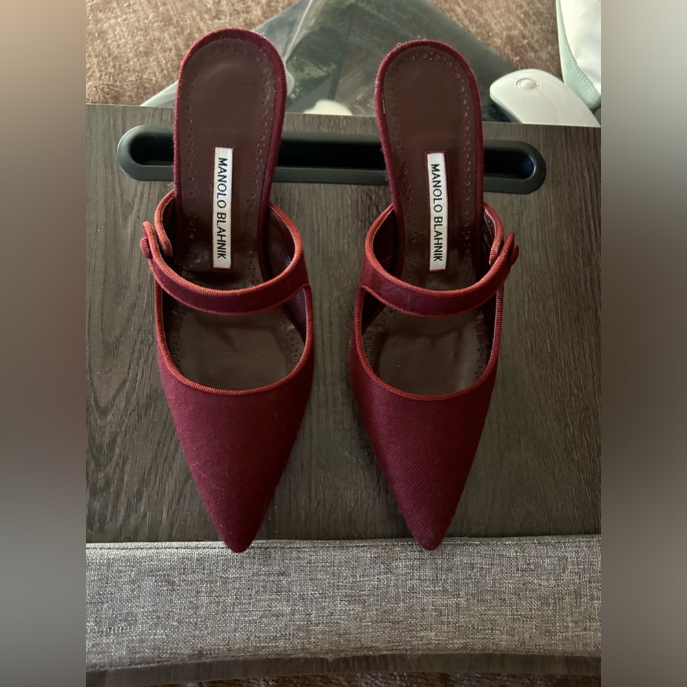 Brand new Manolo Blahnik. Perfectly elegant and classy!